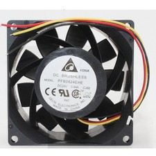 NEW DELTA PFB0824EHE DC24V 8038 fan 8 cm large air volume inverter fan