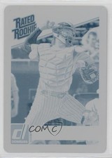 2017 Chronicles Donruss Rated Rookies Printing Plate Cyan 1/1 Jorge Alfaro l8x