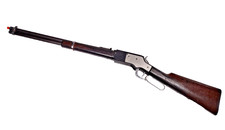 VINTAGE MATTEL OFFICIAL WINCHESTER SADDLE CAP GUN TOY