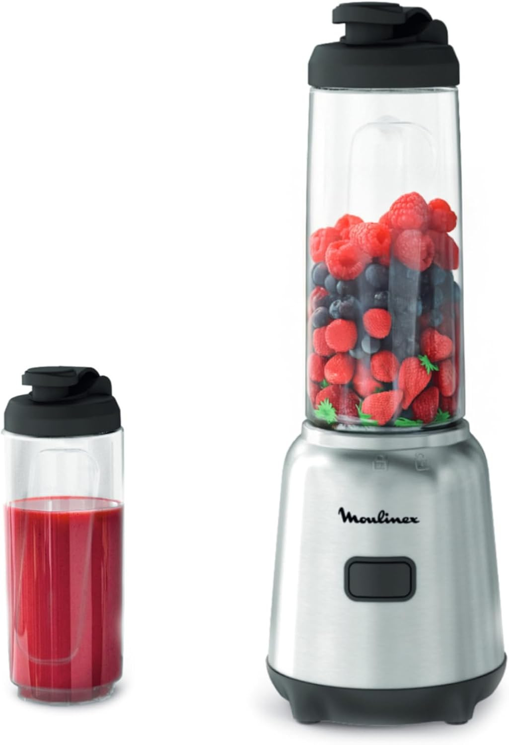 Mix&Move Frullatore Sportivo 300W | Mini Blender 2 Bottiglie To-Go