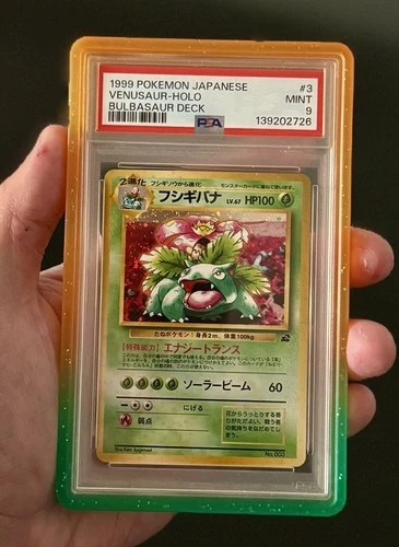 1999 Pokémon Japanese Venusaur Holo Bulbasaur Deck #3 PSA 9 Mint 139202726