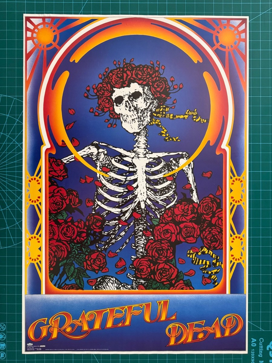 THE GRATEFUL DEAD,1985, RARE AUTHENTIC 1987 POSTER | eBay