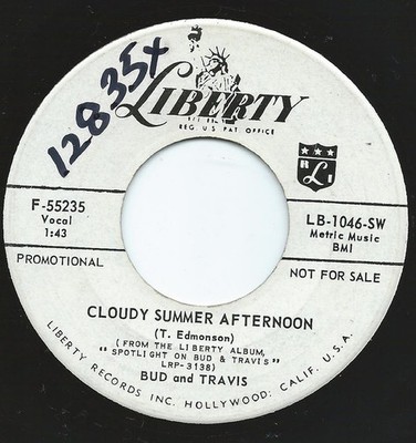 Bud And Travis - Cloudy Summer Afternoon / E La Bas - Used Vi - Promo - C8100z