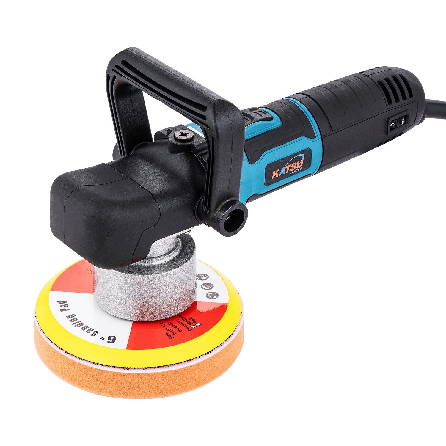 KATSU 800W Random Orbital Polisher 150mm DA Car Buffer 6 Speed
