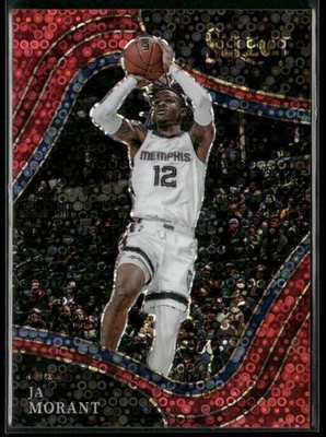 2021-22 Panini Select JA MORANT #214 Red Disco /49