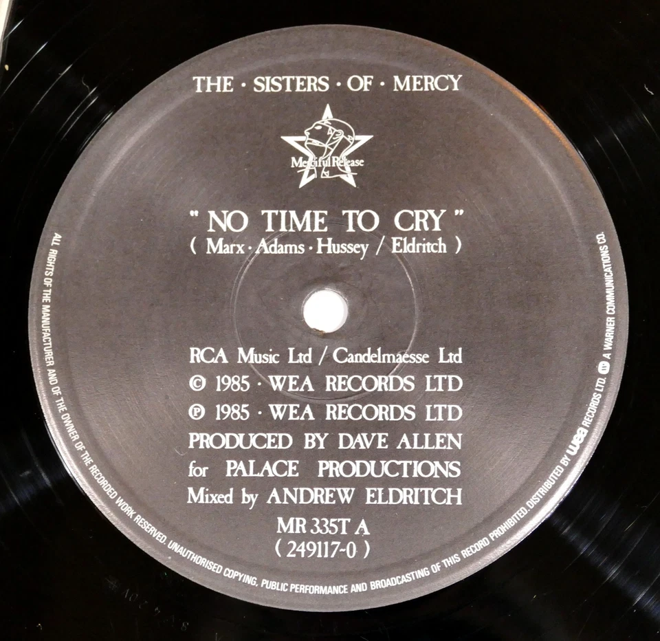 12" EP The Sisters of Mercy - No Time to Cry - Merciful Release MR335T - 1985 UK - Bild 3 von 3