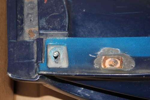 GENUINE ORIGINAL BMW E30 M TECH 2 M TECHNIC MT2 REAR TRUNK LID SPOILER BLAU OEM - Picture 22 of 24