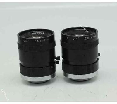 1PCS  12mm 1:1.4 2/3'' 5Mega-pixel   90days warranty via DHL or FedEx #qo