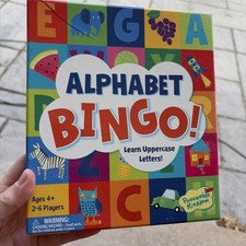 Alphabet Bingo   Letter Learning Educational Board Game   Ages 4   2-6 Players