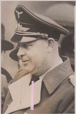 2.WK Foto Flugzeug General Kurt Maltzer Komandant von Rom  Top !!!