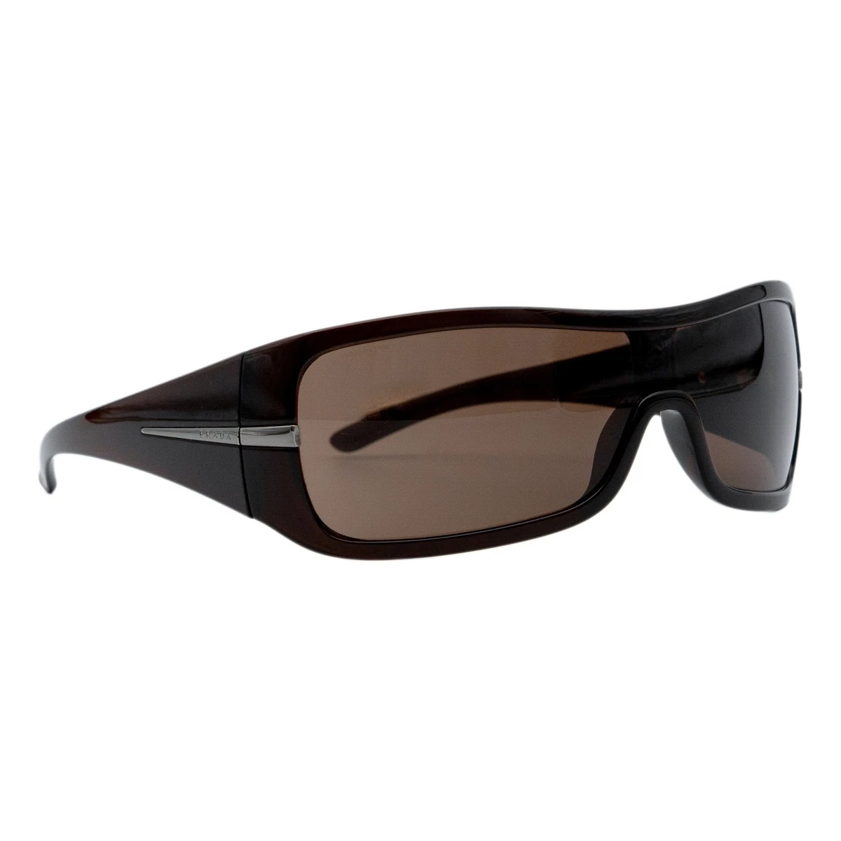 PRADA Brown Shield Sunglasses for Men for sale | eBay