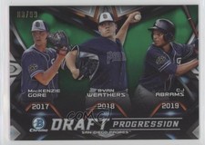 2019 Bowman Draft Green Refractor 3/99 CJ Abrams Mackenzie Gore #DPR-SDP o7m