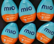 6 MIO Liquid Water Enhancer B Vitamins Orange Tangerine 0 Cal 1.62 oz Drink Mix