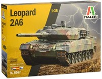 Italeri - Leopard 2A6 Panzer Zum Zusammenbauen Und Lackieren - 1/35 - ITA6567