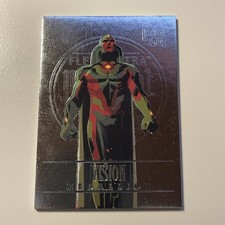 2023 Marvel Fleer Ultra Midnight Sons - Vision Medallion Insert Card #M-46