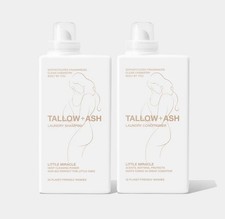 LITTLE MIRACLE Tallow & Ash Washing Liquid and Conditioner 2x 800ml cruelty free 11.41 per litre