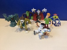 Scooby Doo Villain bundle skeleton man warewolf monster   3” Action Figures