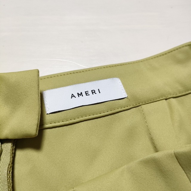 AMERI 0282851170 Size S Layered Pants Mustard yel… - image 3