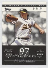 2007 Moments & Milestones /150 Barry Zito (2002 AL Cy Young 182 Strikeouts) y4s
