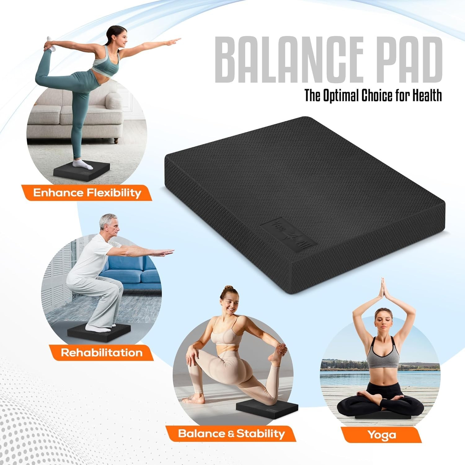 Versatile Foam Balance Pad - Enhanced Sizes for Strength Training & Stability thumbnail 7