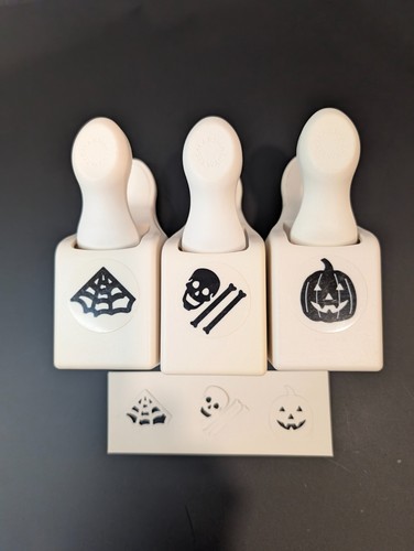 Martha Stewart 3 HALLOWEEN Punches! Pumpkin, Spider Web & Skull & Bones Punch**