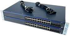  LOT OF 2 Juniper EX2200-24P-4G PoE 24-Port 10/100/1000 4x SFP Ethernet Switch
