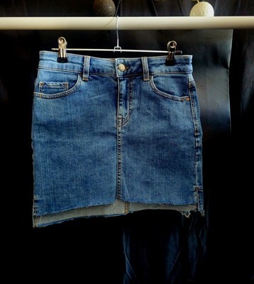 Zara Basic Z1975 Denim-Minirock, Gr.XS(34), klassisch Design, blau, Top Zustand