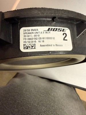 2014-2024 Nissan Altima Bose Door Speaker Front or Rear OEM Murano Fits Numerous