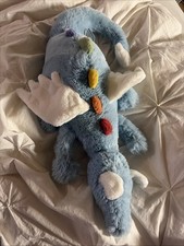 Jellycat Large Sky Dragon Blue Rainbow Plush Stuffed Animal 100 Authentic NWT