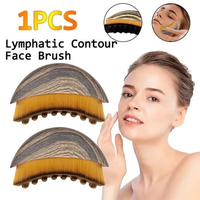 Lymphdrainage Gesichtsbürste | Contour Sculpting Massagebürste | Gesichtswerkzeug