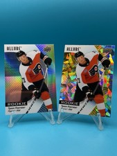 2023-24 Allure - Rookies Tyson Foerster #116 Yellow Taxi + Base Lot Of 2 Cards