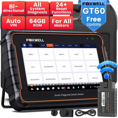 Foxwell GT60 BT All System Bidirectional OBD2 Auto Diagnostic Scanner Tool ABS