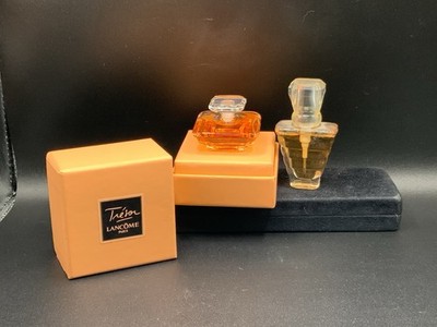  2pc Lot 90s Vintage 1/4 oz *PARFUM Pure Perfume 0.25 Lancome mini Tresor EDP