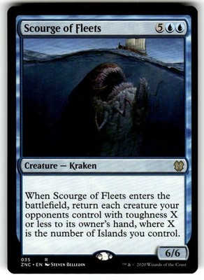 Scourge of Fleets Commander: Zendikar Rising Regular MTG