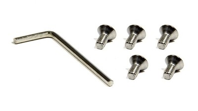 American Racing Wheels 970076 Replacement Cap Screw Set - 5 Screws & Key