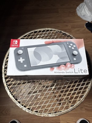 Nintendo Switch Lite 32GB Handheld Gaming Console Gray W/ Original Nintendo Box