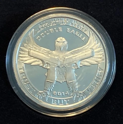 Rare Daniel Carr 2014 1 OZ .999 SILVER Double Eagle - Serial # Regency Mint