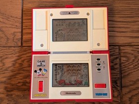 NINTENDO GAME & And Watch Mickey & Donald 1982 JAPAN Mouse Tested