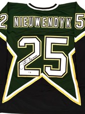 Joe Nieuwendyk Signed Dallas Stars Jersey #25 Conn Smythe Inscribed Beckett BAS