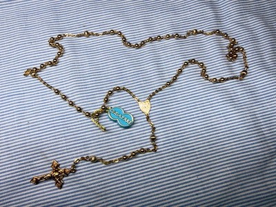 Silber Rosenkranz Kette UNOAERRE Vintage