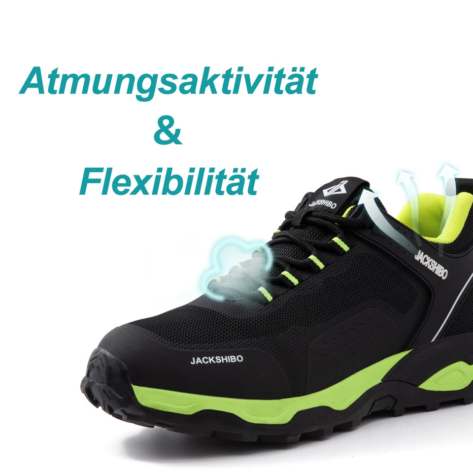SUADEEX Sicherheitsschuhe Mit Stahlkappe Arbeitsschuhe Sneaker Sportliche Herren - Bild 3 von 4