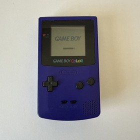 Nintendo Gameboy Color Purple System Console Tested & works! Free Shipping