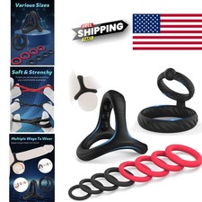 10 Size Silicone Penis Rings for Enhanced Sexual Experience and Satisfaction
