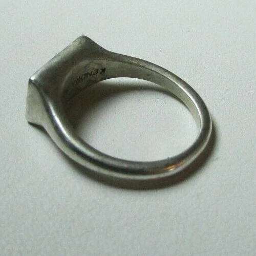 Anillo Kendra Scott BLACK FOOLS ORO PLATA Chapado Talla 6 IMPRESIONANTE Foto 3 de 4