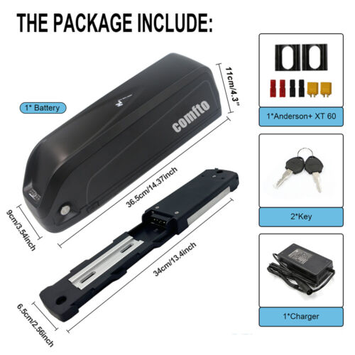 48V 36V 13AH 15Ah ebike Hailong Battery fr Electric Bicycle 1000W Motor Downtube - Picture 19 of 42