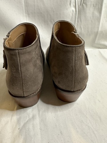 Stivaletti Vionic Serena 9,5 grigio tortora pelle scamosciata zip laterale usati in ottime condizioni - Foto 5 di 8