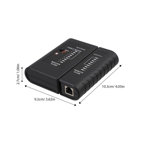 3 Count Netzwerktester LAN -Netzwerkkabel -Tester Ethernet-Tester - Afbeelding 3 van 12