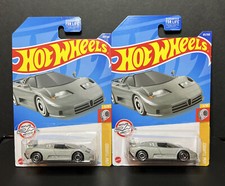   2022 Hot Wheels 65 '94 Bugatti EB110 SS HW TURBO 5/10 Gray Ver.  Lot of 2 