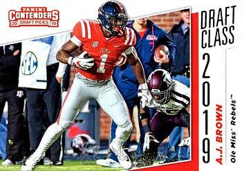 AJ Brown Panini Contenders Draft Picks Draft Class #5 Base