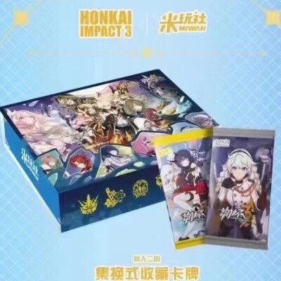 Holo Rail Box Booster Pack IMPACT 3 Card Sealed Honkai CCG 30 Star Premium